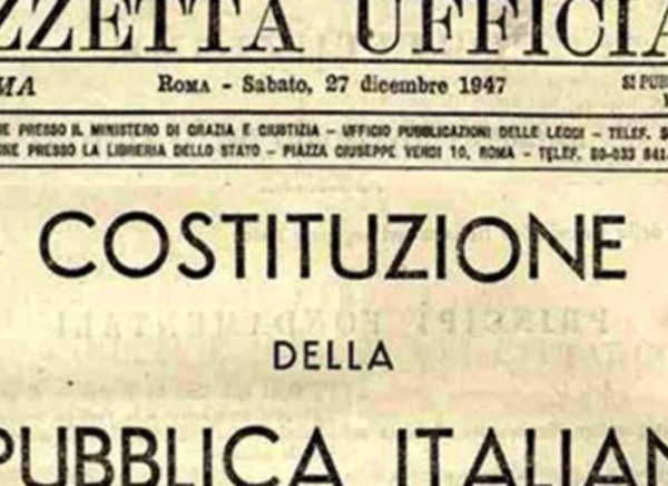 Die italienische Verfassung von 1947.