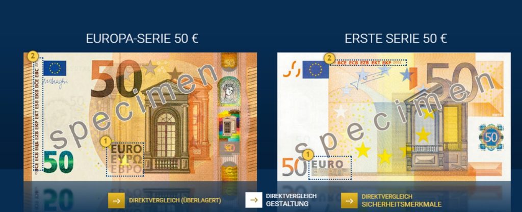 Neue Eurobanknoten
