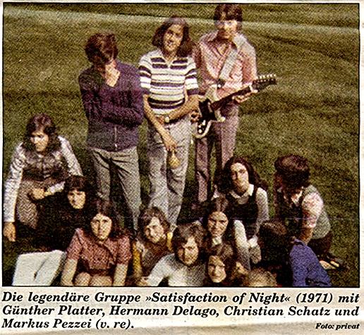 Ein altes Foto aus einem Zeitungsbericht