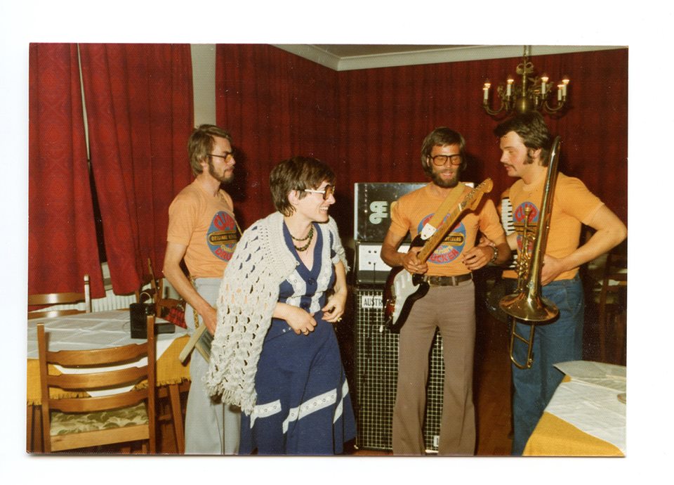 So musikalisch war der Landeshauptmann früher (ganz rechts mit Posaune)