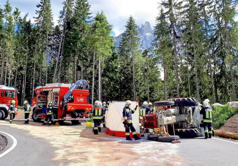 Schwerer Traktorunfall Unsertirol