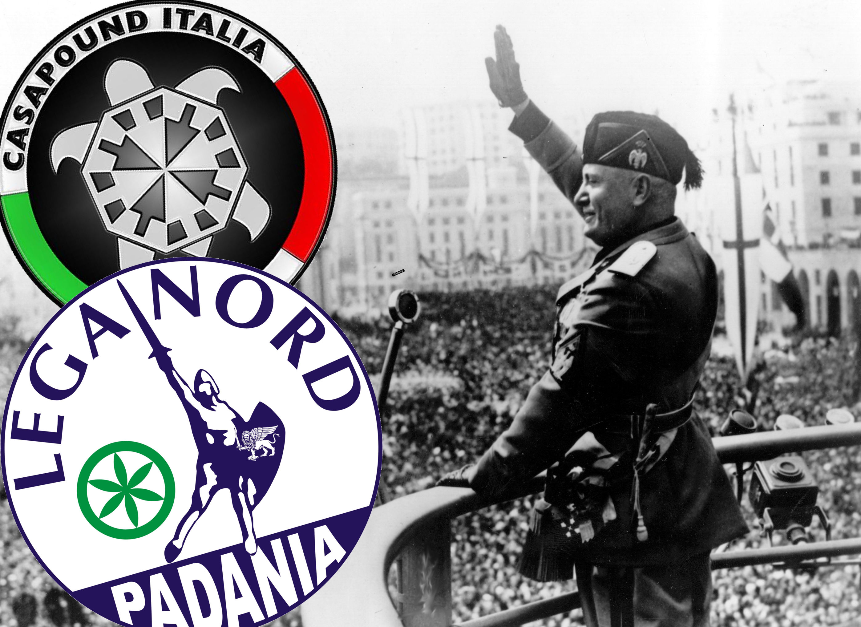 Lega Nord Demo in Rom zw. Faschismus und Rassismus UnserTirol24