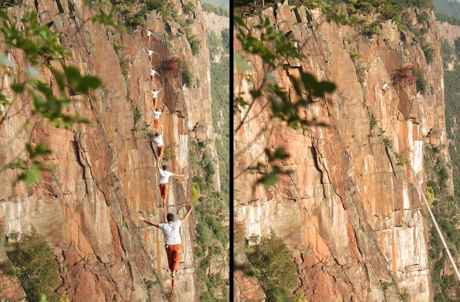 Meter um Meter Südtirols längste Highline UnserTirol24