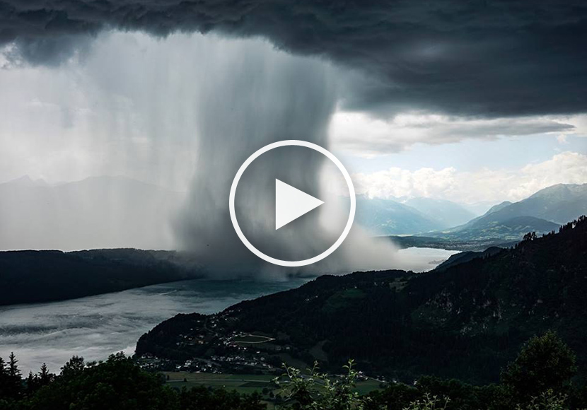 Unwetter Verursachen Gewaltigen Wolkenbruch Video Unsertirol24