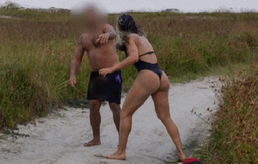 Notgeiler onaniert vor MMA-Kämpferin und wird verprügelt 
