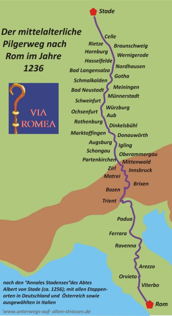 Euregio Tirolo la Via Romea Germanica UnserTirol24