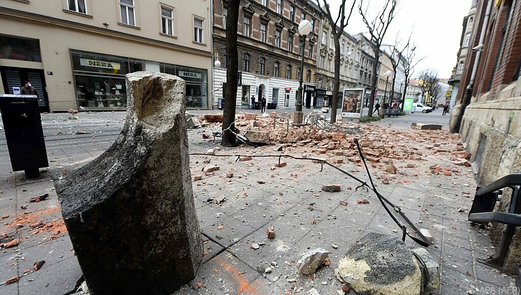 Erdbeben erschüttern Zagreb: Verletzte und schwere Schäden ...
