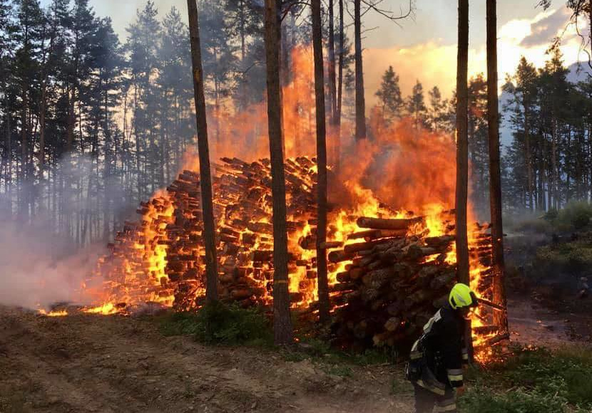 Holz In Flammen Feuer Greift Auf Wald Uber Unsertirol24