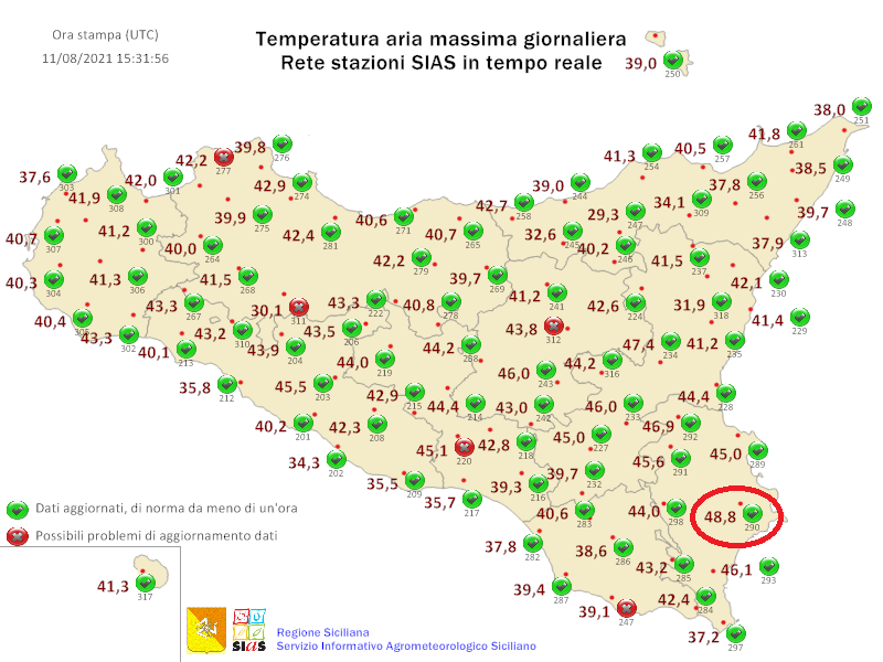 Hitzewelle in Italien: Syrakus bricht Temperatur-Rekord - UnserTirol24