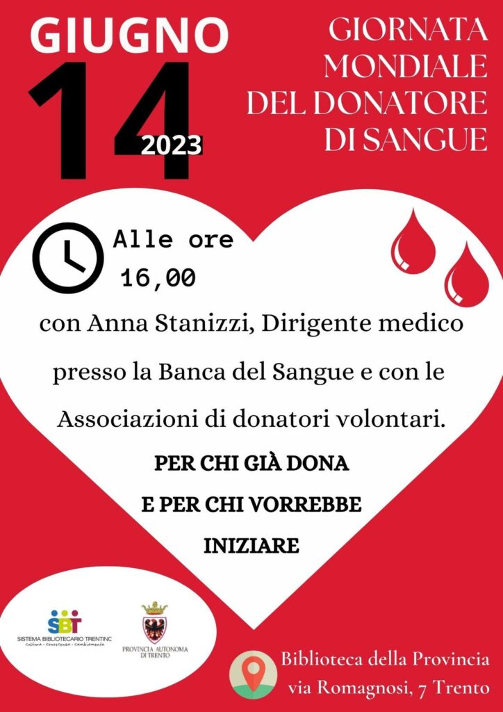 Giornata mondiale del donatore di sangue UnserTirol24