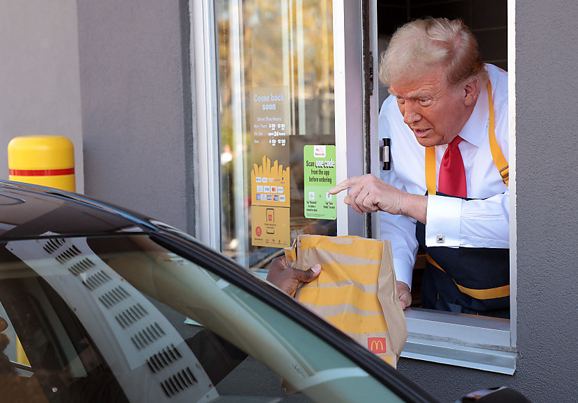 Trump macht Wahlkampf bei McDonald’s - UnserTirol24
